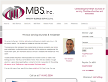 Tablet Screenshot of mbsinc.com